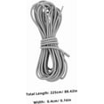 thumbnail image 2 of 4Pcs Heavy Duty Elastic Bungee Cords for Chair Webbing Replacement Kit Oxford Rope for Recliners Folding Chairs Beach Sling Chairs Quick Repair for Optimal Gray 225.00X0.40X0.40CM, 2 of 5