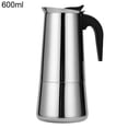 thumbnail image 1 of Lubelski Multi-function Stainless Steel Coffee Pot Mocha Cafe Latte Stovetop Percolator, 1 of 9