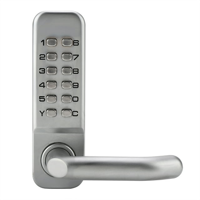 Serrure de Porte Codée de Sécurité, Serrure à Clavier Numérique, Serrure à Code Mécanique, pour