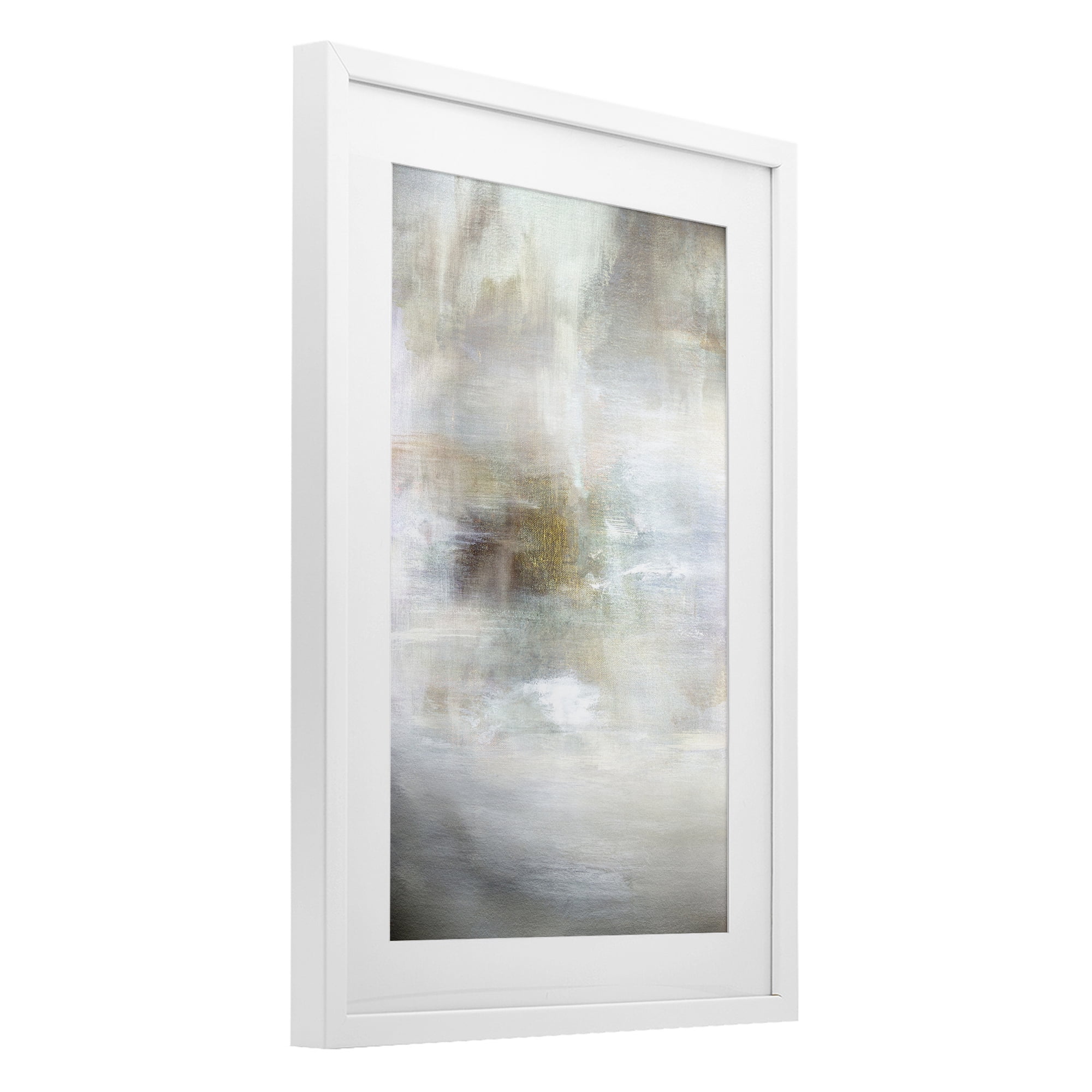 Stupell Industries Soft Haze of Subtle Light White Framed Print Under Glass, design by Hope Bainbridge