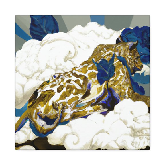 Clouded Leopard Majesty - Canvas