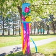 thumbnail image 2 of In The Breeze 4164 — Floral Bee 40-inch Windsock — Fun and Colorful Garden or Yard Decor, 2 of 8