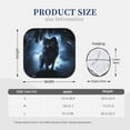 thumbnail image 3 of Balery 2 Piece Night Scene of Wolves Car Windshield Sun Shade|Foldable Front Windshield Shade for Car Front Window for Most Sedans SUV Truck-Large, 3 of 7