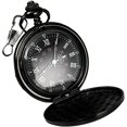 thumbnail image 1 of 1 pieza Reloj de bolsillo vintage de cuarzo con cadena corta para hombre y mujer, reloj de bolsillo antiguo de cuarzo con cadena de acero, Día del Padre, 1 of 3