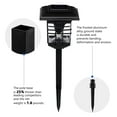 thumbnail image 2 of OSALADI Outdoor Solar Column Headlight Decorative LED Wall Lamp Waterproof Fence Pillar Lamp for Lawn Patio Yard, 2 of 10