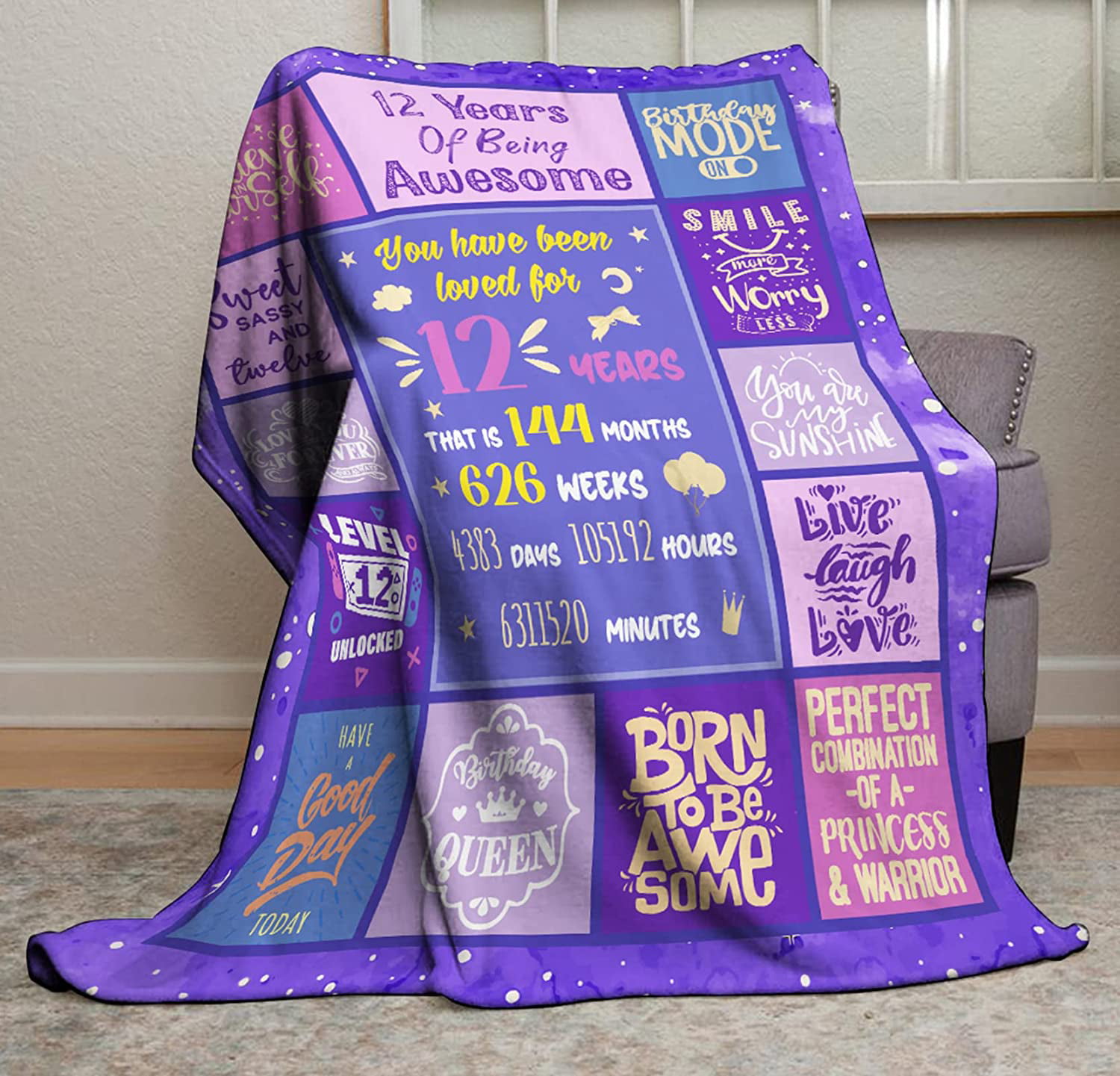  Qotuty 11 Year Old Girl Gift Ideas Blankets 50x60, Gifts for 11  Year Old Girls, Birthday Gifts for 11 Year Old Girls, 11th Birthday Gift  for Girls, 11th Birthday Decorations for