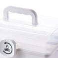 thumbnail image 4 of Caja de almacenamiento de plástico, bandeja plegable, kits de primeros de auxilios de , caja para manualidades, suministros de , soporte, 4 of 7