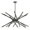 thumbnail image 6 of 20 Light Scandinavian Gray Chandelier with Steel base material, 6 of 9