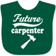 thumbnail image 3 of Inktastic Future Carpenter Shirt Occupation Boys or Girls Baby Bib, 3 of 4