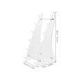 thumbnail image 2 of HAKIDZEL Household Display Holder Storage Rack Transparent 1Set, 2 of 8