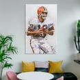 thumbnail image 6 of Bernie Kosar Poster Canvas Poster Picture Print Canvas Poster Wall Paint Art Posters Decor Modern Home Artworks Gift 24x36inch(60x90cm), 6 of 6