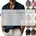 thumbnail image 2 of Aofany Men's Button Down Shirts Short Sleeve Casual Shirts Cotton Linen Summer Beach Shirts Vacation Shirts, 2 of 5