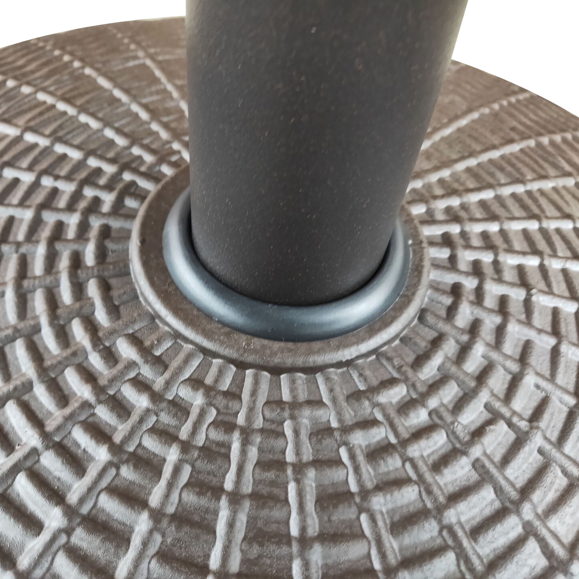 mainstays powder coated resin umbrella base