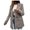 Black, variant on Hontri Jackets for Women , Women Vintage Button Down Fashion Lapel Collar Double Breasted Flap Detail Plaid Blazers Black L