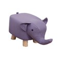 thumbnail image 4 of Siruishop Animal Footstool Elephant Shaped Bench Kids Learning Stool Cute Pouffe Chair, 4 of 8