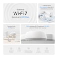 thumbnail image 3 of Sistema Wi-Fi en malla TP-Link BE5000 WiFi 7 de doble banda (Deco BE25) | 4 flujos de 5 Gbps | Canales 240 Mhz | Cubre hasta 6,600 pies cuadrados | 2 puertos de 2,5 G de retorno por cable | VPN, MLO,, 3 of 5