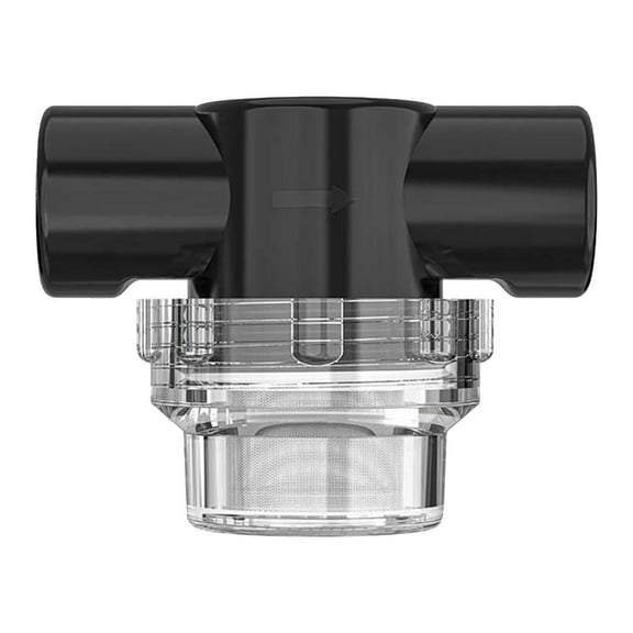 LOVIVER RV Pump Strainer Water Purifier Compact Easy to Install 50 Mesh Stainless Steel Screen for Marine Garden Hose Pressure Washer 15mm Female