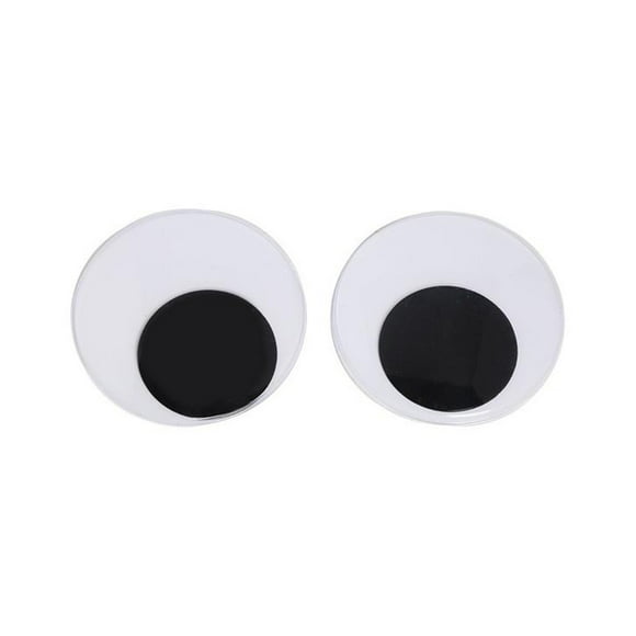 2pcs Children Kids Wiggle Googly Eyes DIY Cartoon Moving Eyes Plastic Eyes Scrapbooking Crafts Toy Accessories 7.5cm