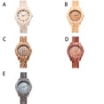 thumbnail image 4 of Jacenvly 2024 New Watch Batteries High-End Fashion Wood Grain Men'S Watch Digital Wood Grain Quartz Watch Smart Watch E, 4 of 5