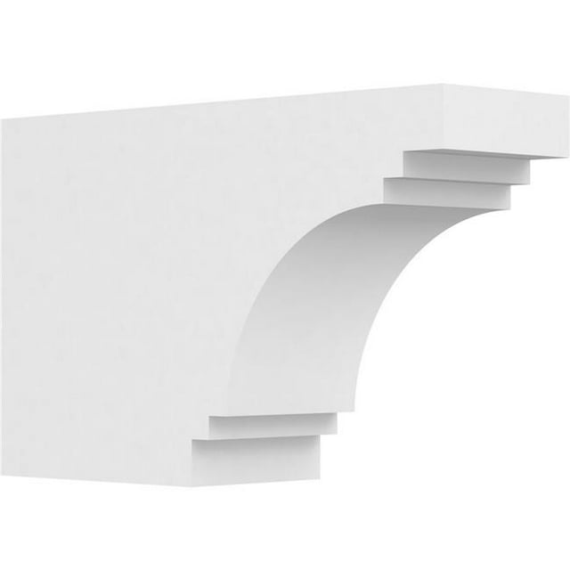 Ekena Millwork RFTP05X10X16PEC 10 x 5 x 16 in. Standard Pescadero Architectural Grade PVC Rafter Tail