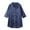 Navy Blue 01, variant on LYMAYTER 2-12 Years Girls Satin Silk Nightgown Button down Sleepwear Kids Short Sleeve Pajamas for Toddler V-Neck Dress Cardigan Robe