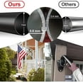 thumbnail image 2 of OLIYNEDY White House Flag Pole Kit - 5ft Tangle Free Flag Pole with Bracket, Heavy Duty American Flag Poles for 3x5 Flags Outdoor, 2 of 7