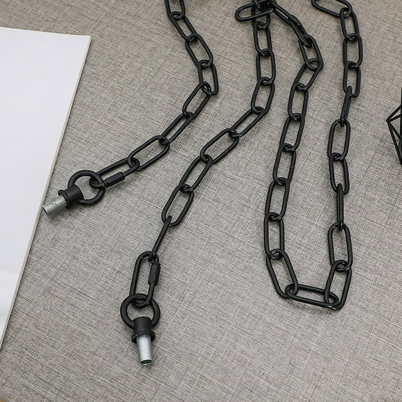 MLINS WORGEOUS 1 Set Lighting Pendant Chain Extension for Light Fixture Swag Lamp Perfect for Chandelier and Ceiling Light Black