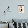 thumbnail image 2 of Stupell Industries Antique Warm Brown Patterned Round Sea Shell Vintage Framed Wall Art Design by G.W. Knorr, 11" x 14", Black Framed, 2 of 7