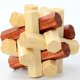thumbnail image 1 of Juguete educativo tradicional chino Kong Ming Luban Lock, rompecabezas de madera 3D único, Cubo de madera intelectual clásico, regalo divertido Fivean unisex, 1 of 2