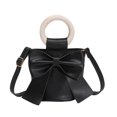 thumbnail image 1 of Red wine colour Lindo cubo bolso bandolera dulce pajarita bolsos pequeños bolsos de hombro para las mujeres, 1 of 5
