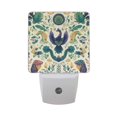 thumbnail image 6 of Yayeee LED Night Light for The Home Plug in With Light Sensors 2 Pack, Green Animals Pattern, 6 of 6