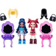 Royale High Surprise Vanity Doll 2-Pack (Dark & Light, 2 Mystery Purses & Seashell Locket Virtual Item Code)