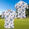 thumbnail image 5 of HUIACONG Sea Turtle His and Hers Matching Outfits Quarter Zip Collared Shirts for Men Short Sleeve Quick Dry Breathable Casual Golf Tops for Outdoor Sports Vacation Wear Man XL, 5 of 7