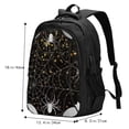 thumbnail image 5 of Fuzoiu Spiderweb Bats And A Spider Print USB Backpack with Charging Port,Laptop Backpack,Business Travel Durable Laptops Backpack, for School, Work, Travel & Outdoor Activities, 5 of 7