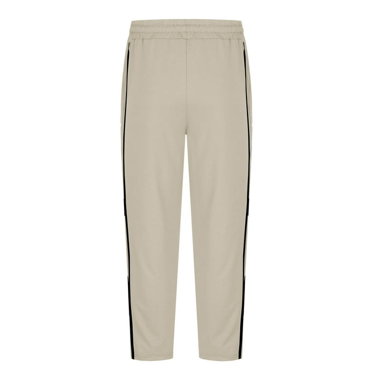 Open Bottom Sweatpants For Men WZIKAI Men's Tear Away Pants Casual