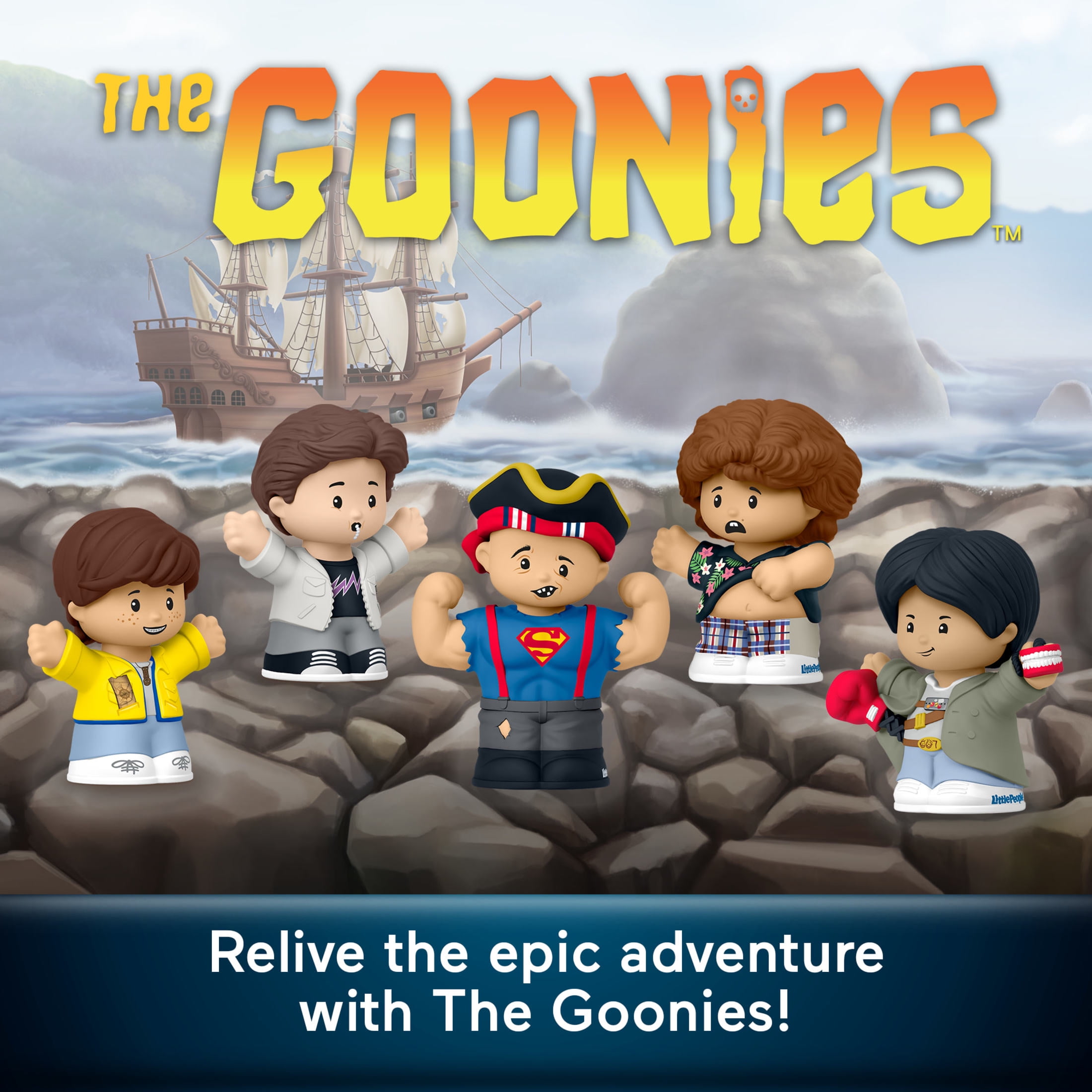 Little People Collector The Goonies Special Edition Set for Movie Fans, 5 Figures