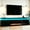 87.4" Blakc, variant on 70.8" Fireplace TV Stand for TVs up to 75 Inches, 40-Inch ELectric Fireplace with Remote, with LED Lights and Power Outlet,Media Console Table for Living Room