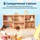 thumbnail image 4 of Yeshouse Estantería Montessori de madera, organizador de juguetes y libros con 6 compartimentos y 2 divisores ajustables, ideal para salas de juegos y aulas, 4 of 7