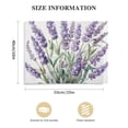 thumbnail image 2 of JRXY Lavender Canvas Wall Art Purple Flower Picture Print Floral Plants Painting Minimalism Poster Artwork for Home Living Room Bedroom Bathroom Office Decor Framed(Flowers-1,12.00"x12.00") picture 3, 2 of 5