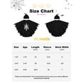 thumbnail image 2 of Toddler Baby Girls Boys Halloween Costume Cosplay Ghost Smile Cape Cloak Fancy Party Hoodie 1-6 Years, 2 of 9