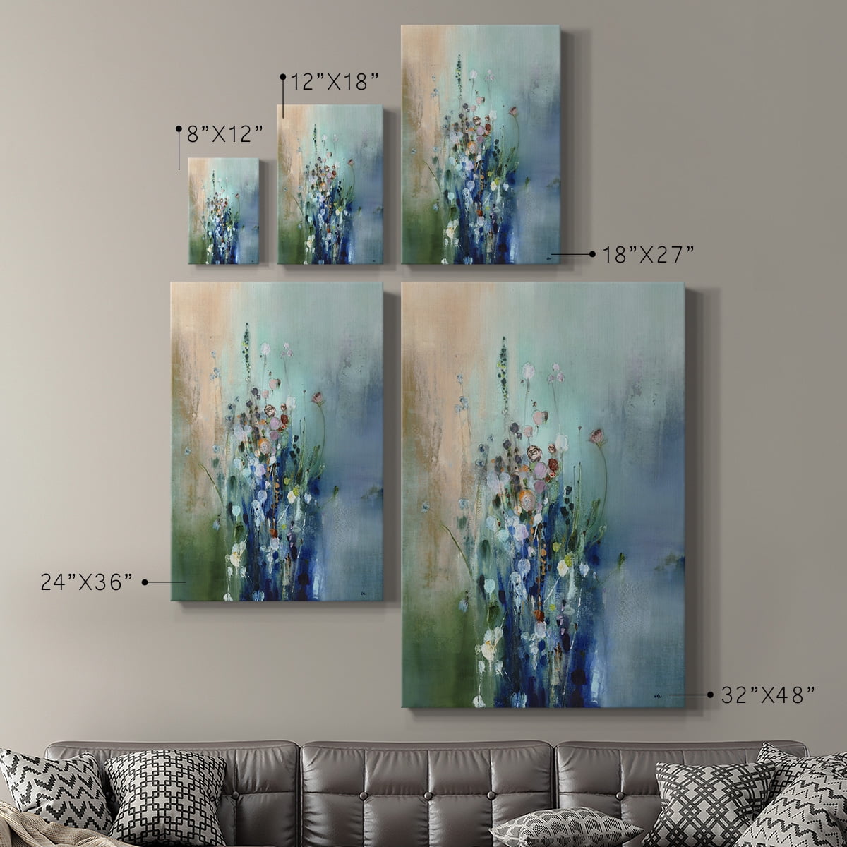 Current Air II Premium Gallery Wrapped Canvas - Ready to Hang