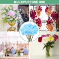 thumbnail image 6 of 6/12-Pack Artificial Chrysanthemum Ball Flowers, 11 Inch Faux Chrysanthemum Silk Bouquets Real Touch Faux Flowers for Home/Wedding/Christmas/Party[Silver], 6 of 6