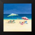 thumbnail image 2 of Tillmon, Avery 12x12 Black Modern Framed Museum Art Print Titled - Day at the Beach Sq IV, 2 of 5