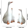 thumbnail image 2 of Goose Statue Resin Ornament, Farmhouse Living Room Decor Cute Aesthetic Room Decor for Coffee Table Shelf Display Home and Office Decoration, 1 Pack, 2 of 6