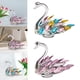 thumbnail image 2 of Conjunto de 2 Estatuas de Cisne en Cristal para Decoración Elegante, 2 of 9