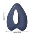 thumbnail image 3 of Pelvic Floor Strengthening Device,Kegel Exercise Trainers Pelvic Floor Muscle Training Equipment,Soft Rubber Portable Unisex Bladder Control Devices for Home Gym Postpartum Recovery,Deep Blue, 3 of 8