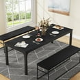 thumbnail image 2 of Tribesigns Dining Table for 6-8 Person, 78 inch Long Rectangular Kitchen Dining Table for Living Room and Dining Room, 78.7 x 27.5 x 29.5 Inches (Only Table, Black), 2 of 4