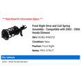 thumbnail image 2 of Front Right Strut and Coil Spring Assembly - Compatible with 2003 - 2006 Honda Element 2004 2005, 2 of 2