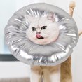 thumbnail image 3 of Pet Recovery Collar, Water-Resistant Soft Adjustable Protective Dog Neck E-Collar for Small and Medium Dogs and Cats After Surgery Safe Alternative Dog Cat Cone, 3 of 8