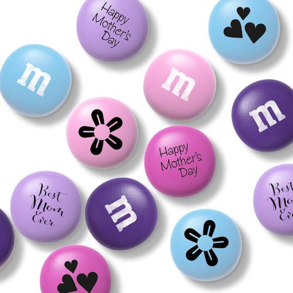 M&Mâ€™S WORLD Mother's Day Milk Chocolate Candy - 2lbs of Bulk Chocolate Candies in a Resealable Pack, For Mother's Day Celebrations